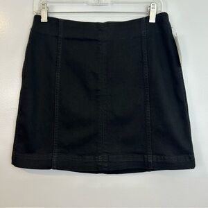 NWT Wild Fable High Waisted Black Denim Mini Skirt Size 10